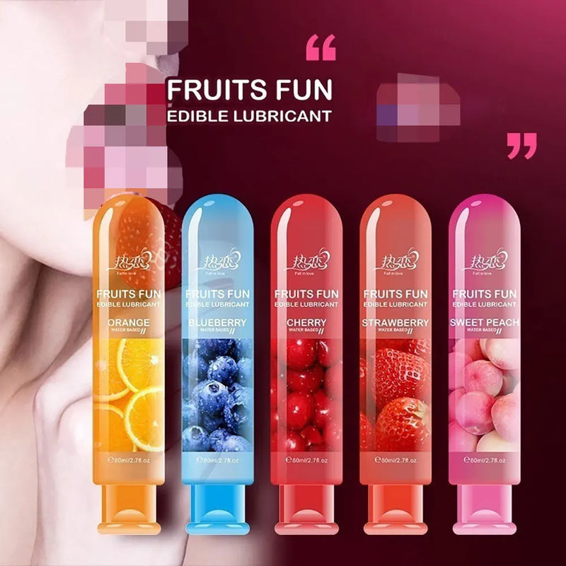 Fruity lubricant gel