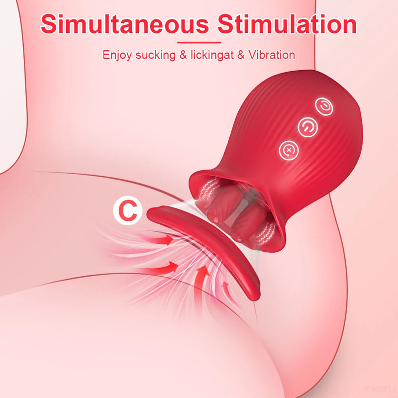 Clitoral stimulator suction vibrator - 10 functions