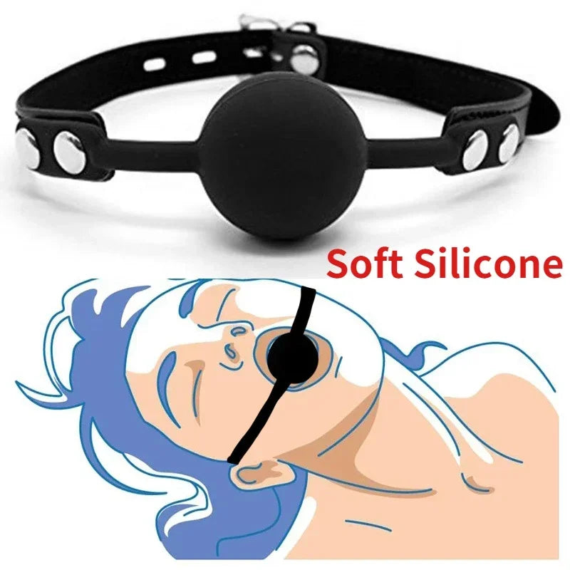 silicone gag sex toy