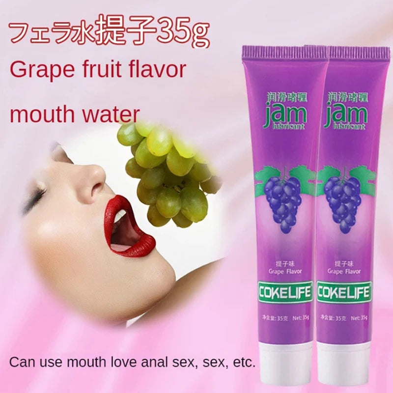 Fruity oral lubricant