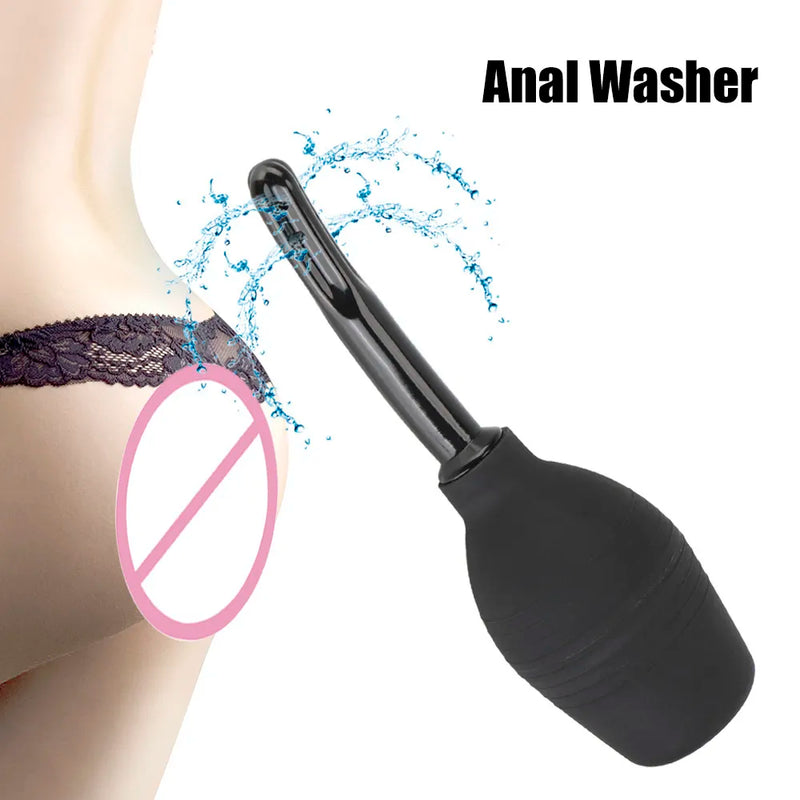 Anal cleasing pump