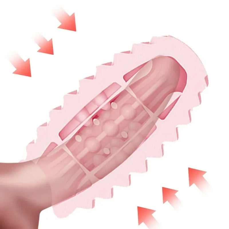 Penile cap erotic toy