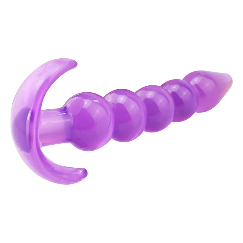 Silicone anal plug for men and women