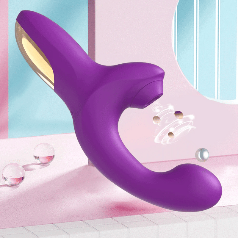 G-spot stimulator with suction and vibration